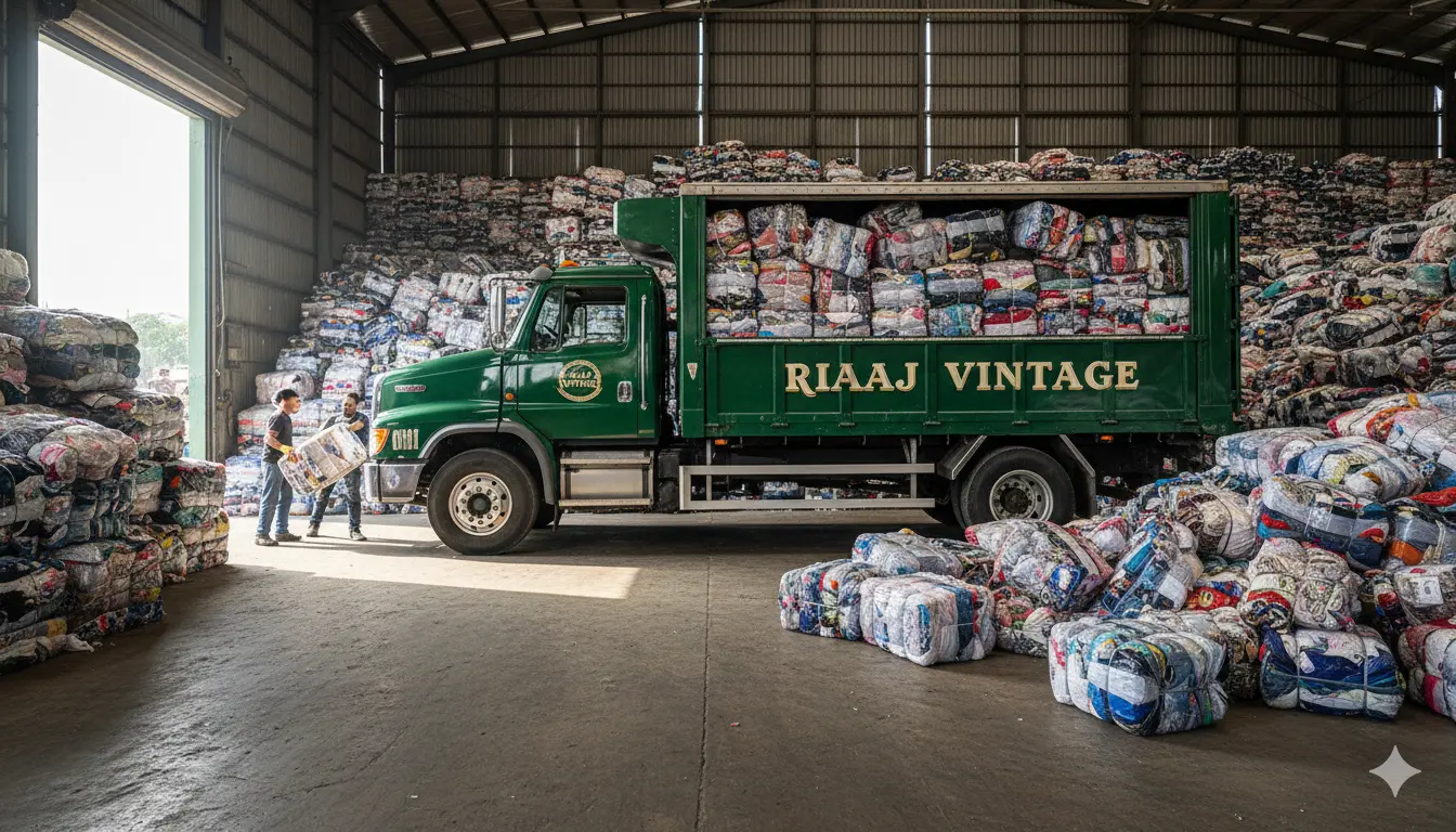 Riaaj Vintage clothing wholesale product display