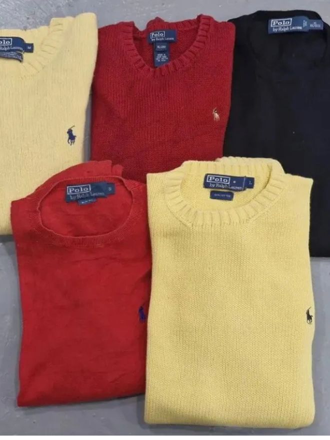 RALPH LAUREN ROUND NECK VINTAGE SWEATERS ( BUNDLE )