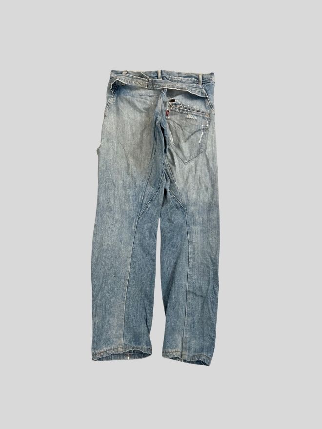 Vintage Levi’s Engineer Jeans Buckle Back Denim — Size 30