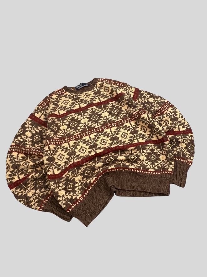 Vintage Polo Ralph Lauren Knit Sweater – Multicolor | Men’s S