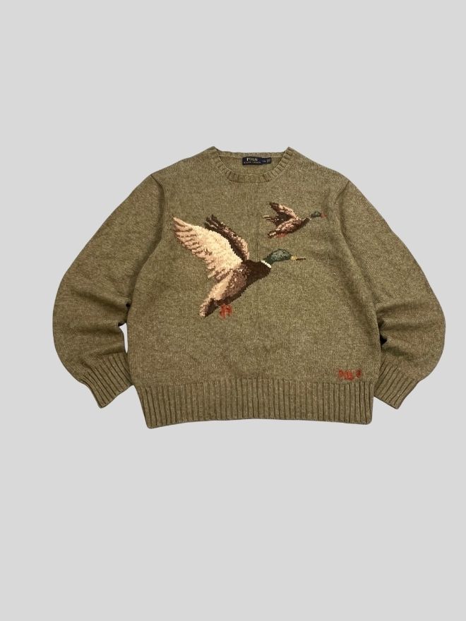 Vintage Polo Ralph Lauren Knit Sweater – Multicolor | Men’s US M