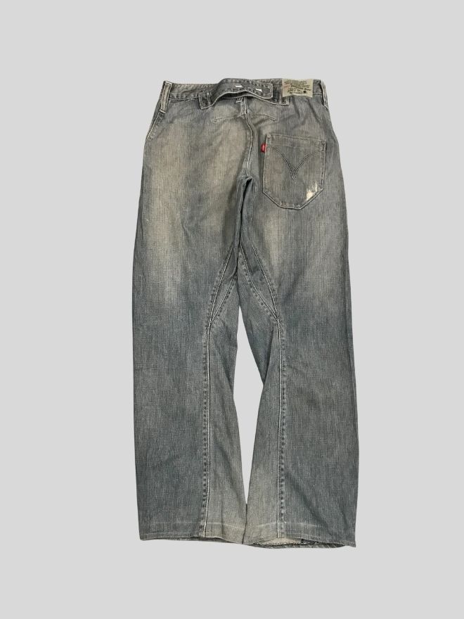 Vintage Levi’s Engineer Jeans Denim (Buckle Belt Style) – Size 31