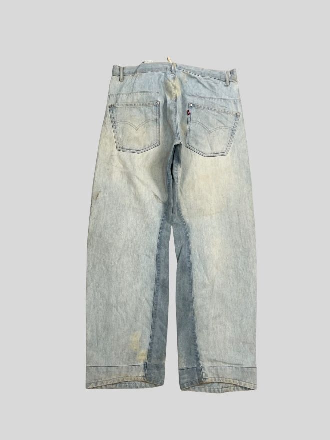 Vintage Levi’s Engineer Jeans – Classic Blue Denim | Men’s 35