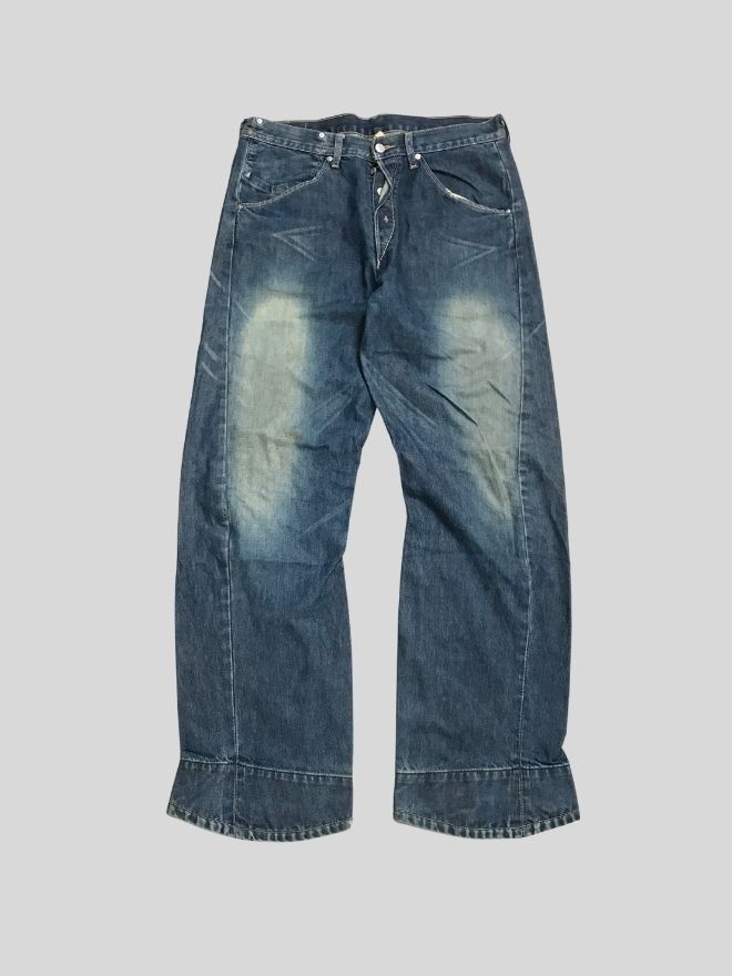 Vintage Levi’s Engineer Jeans Denim – Blue Workwear Fit (Men’s US 34)