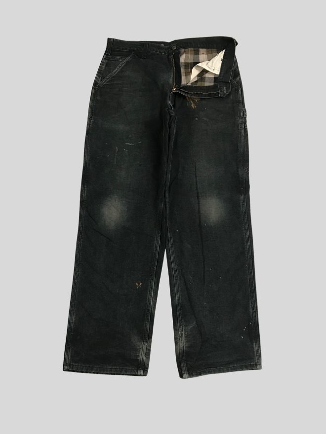 Vintage Carhartt Blanket-Lined Carpenter Denim – Size 34