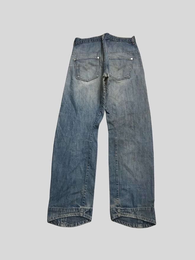 Vintage Levi’s Engineer Jeans Denim – Blue Avant-Garde Fit (Men’s US 30)