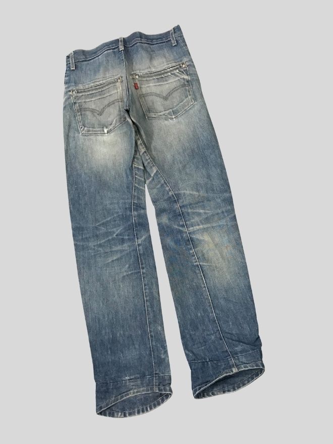 Vintage Levi’s Engineer Jeans – Blue Denim – Size 30