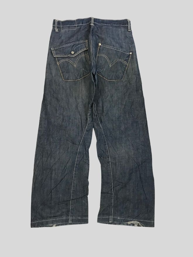 Vintage Levi’s Engineer Jeans – Blue Denim – Size 32