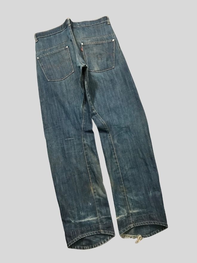 Vintage Levi’s Engineer Jeans Denim – Size 34