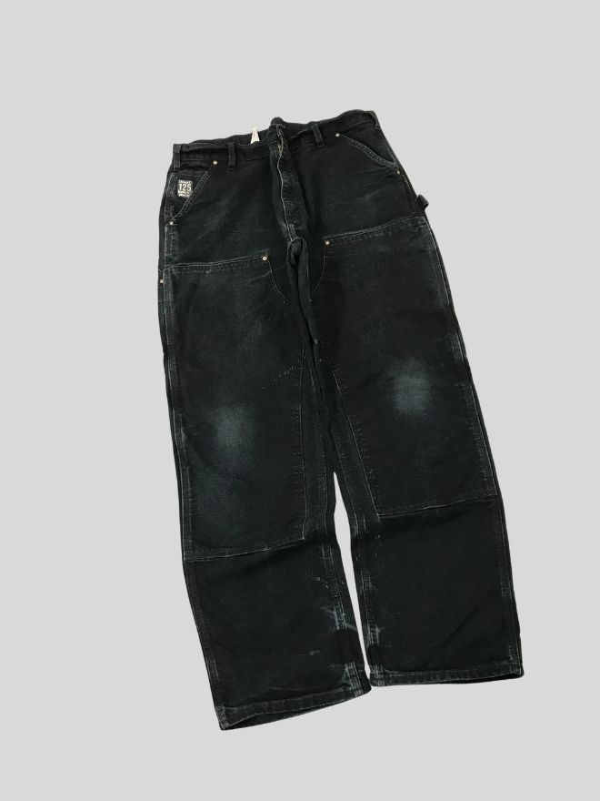 Vintage Carhartt B01 BLK Double Knee Denim – Black – Size 38