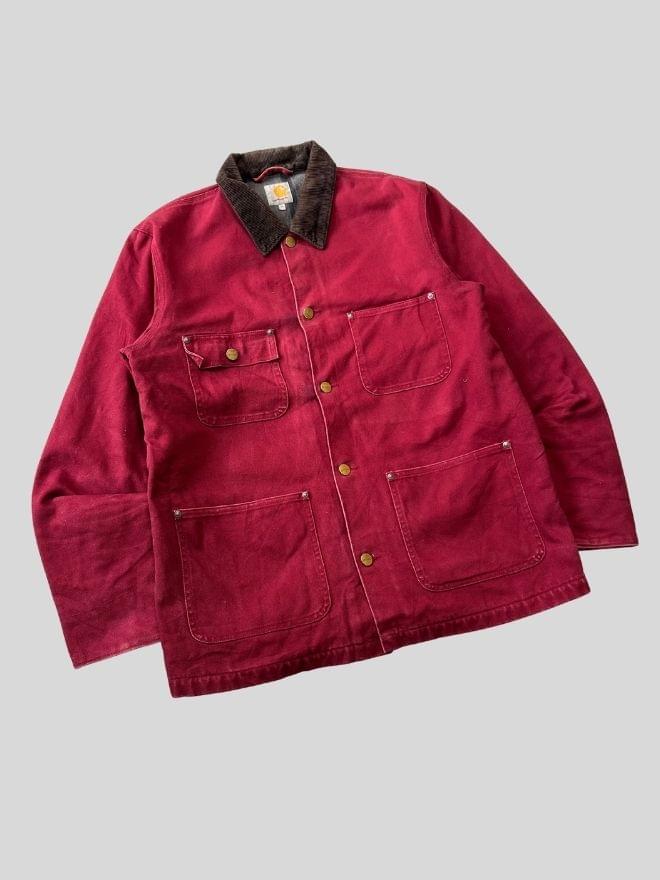 Vintage Carhartt Blanket Lined Chore Jacket – Men’s Small (Workwear)