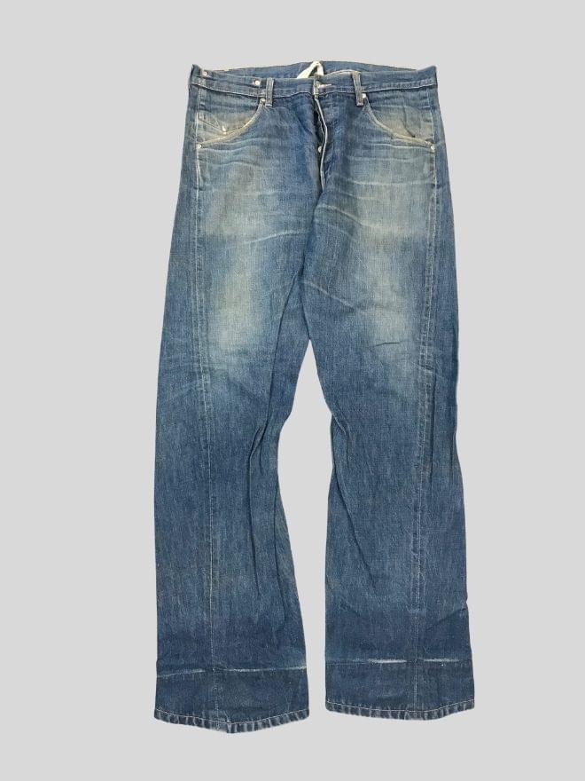 Vintage Levi’s Engineer Jeans – Blue Denim – Size 36