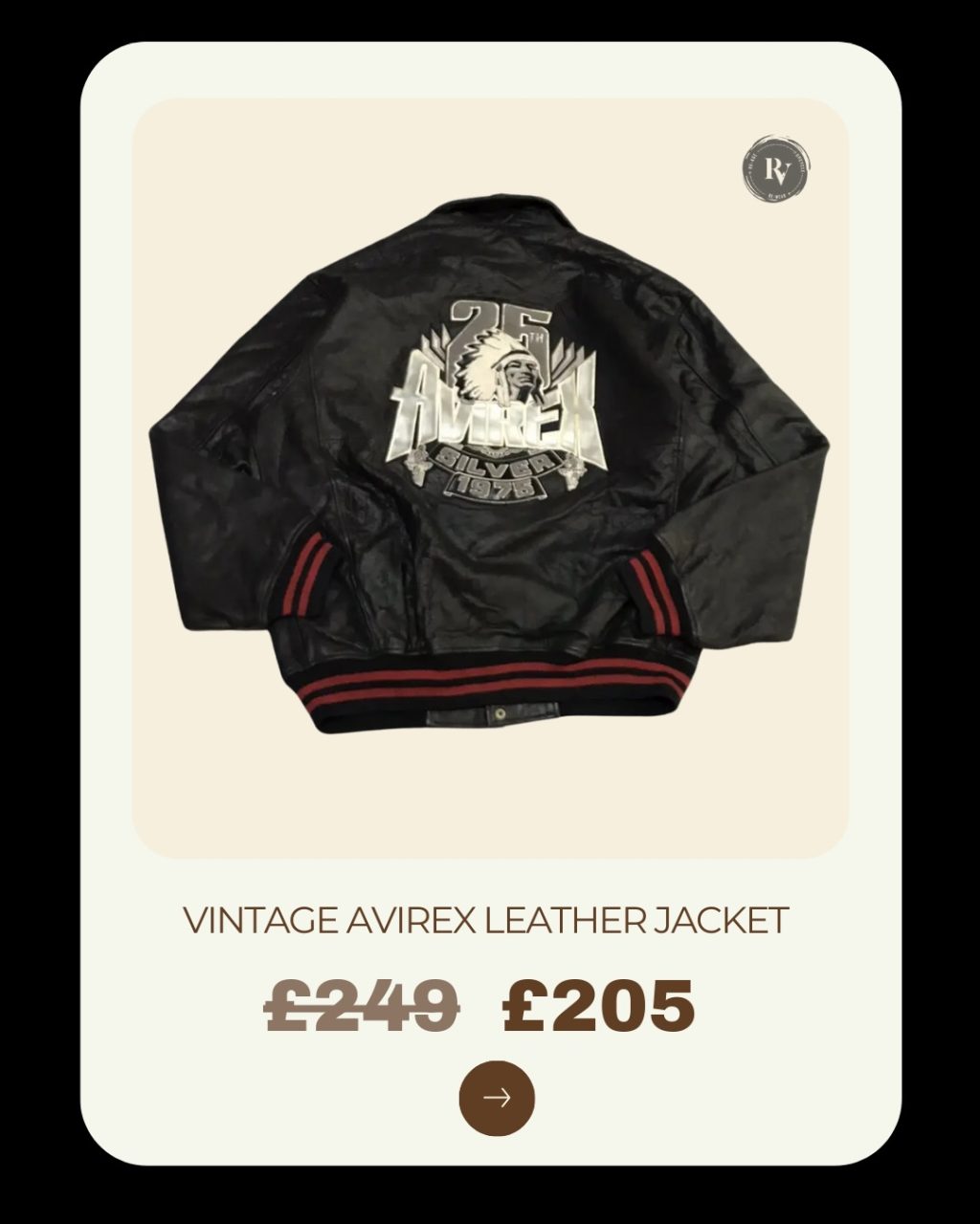 Instagram post from riaajvintage. This post is in position 2.